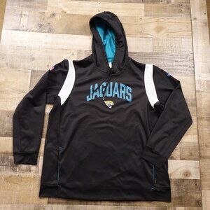 Nike NFL Jacksonville Jaguars Therma-FIT Hoodie Men’s XXL Black Pullover